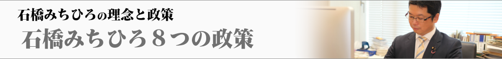 石橋みちひろ　８つの政策